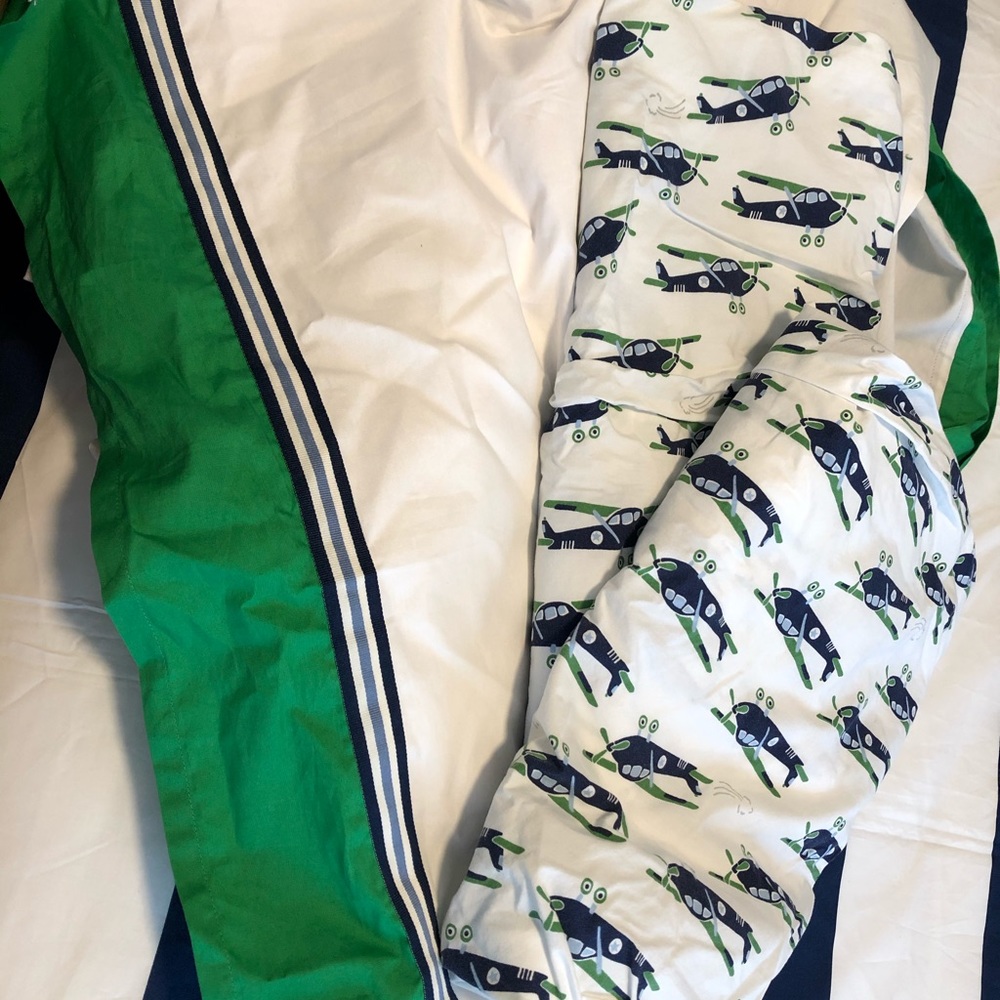 Pottery Barn kits airplane crib bedding